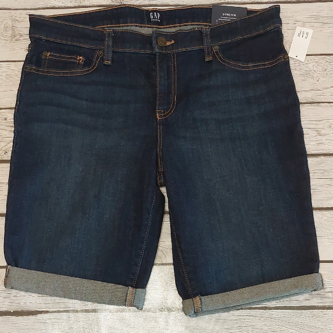 Gap Indigo Denim Bermuda 9 Inseam Shorts Gap Indigo Denim Bermuda 9 Inseam Shorts